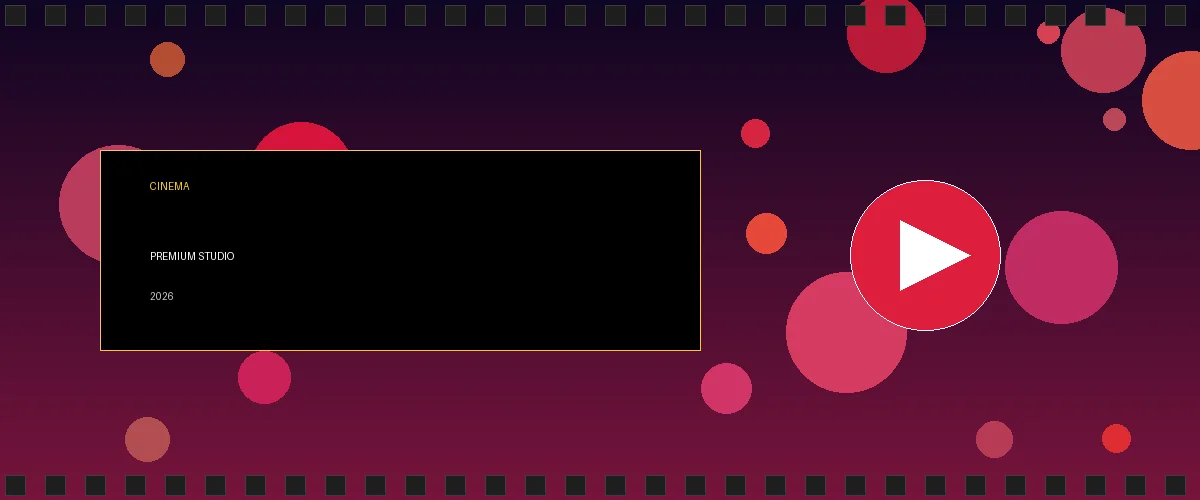 黄色直播软件影视传媒平台主视觉横幅展示专业影视制作场景